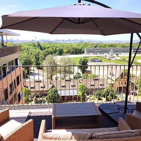 Panorama Apartment Vienna - Free Parking, Sauna & Fitness ภายนอก รูปภาพ