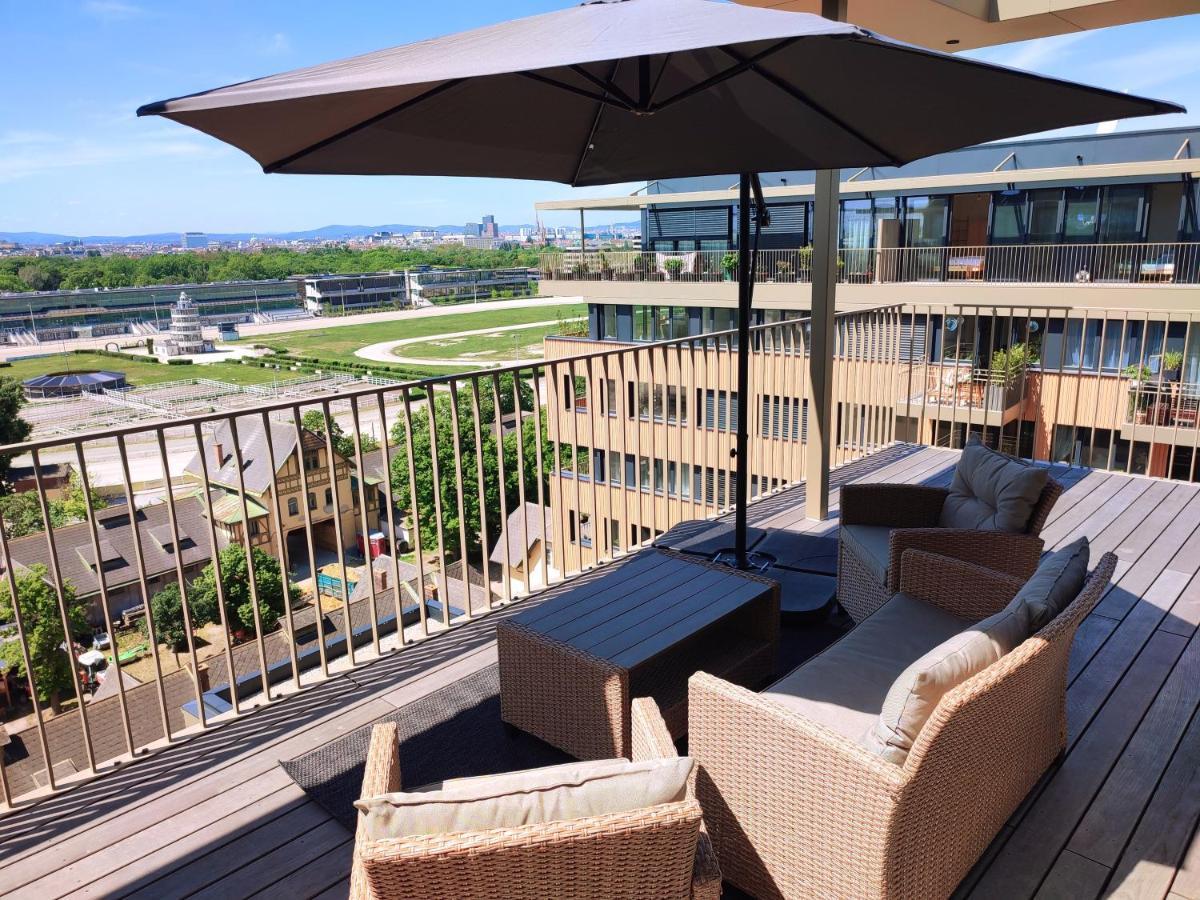 Panorama Apartment Vienna - Free Parking, Sauna & Fitness ภายนอก รูปภาพ
