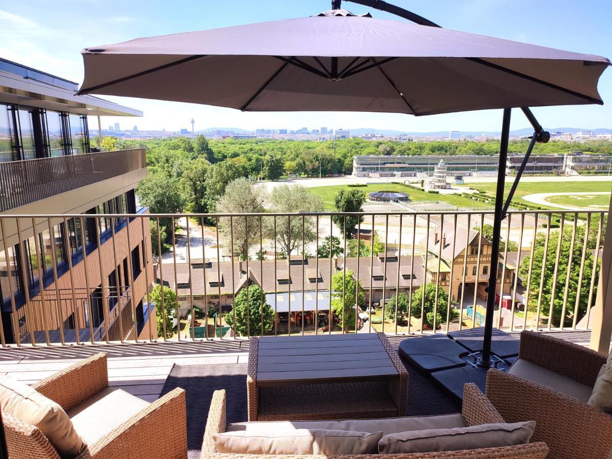 Panorama Apartment Vienna - Free Parking, Sauna & Fitness ภายนอก รูปภาพ